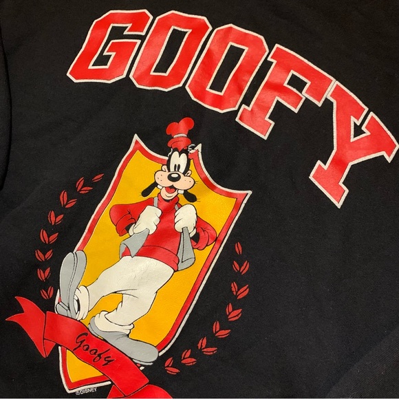Vintage Disney Crewneck Sweater Size XL Goofy Hanes Heavyweight Retro USA - Picture 2 of 4